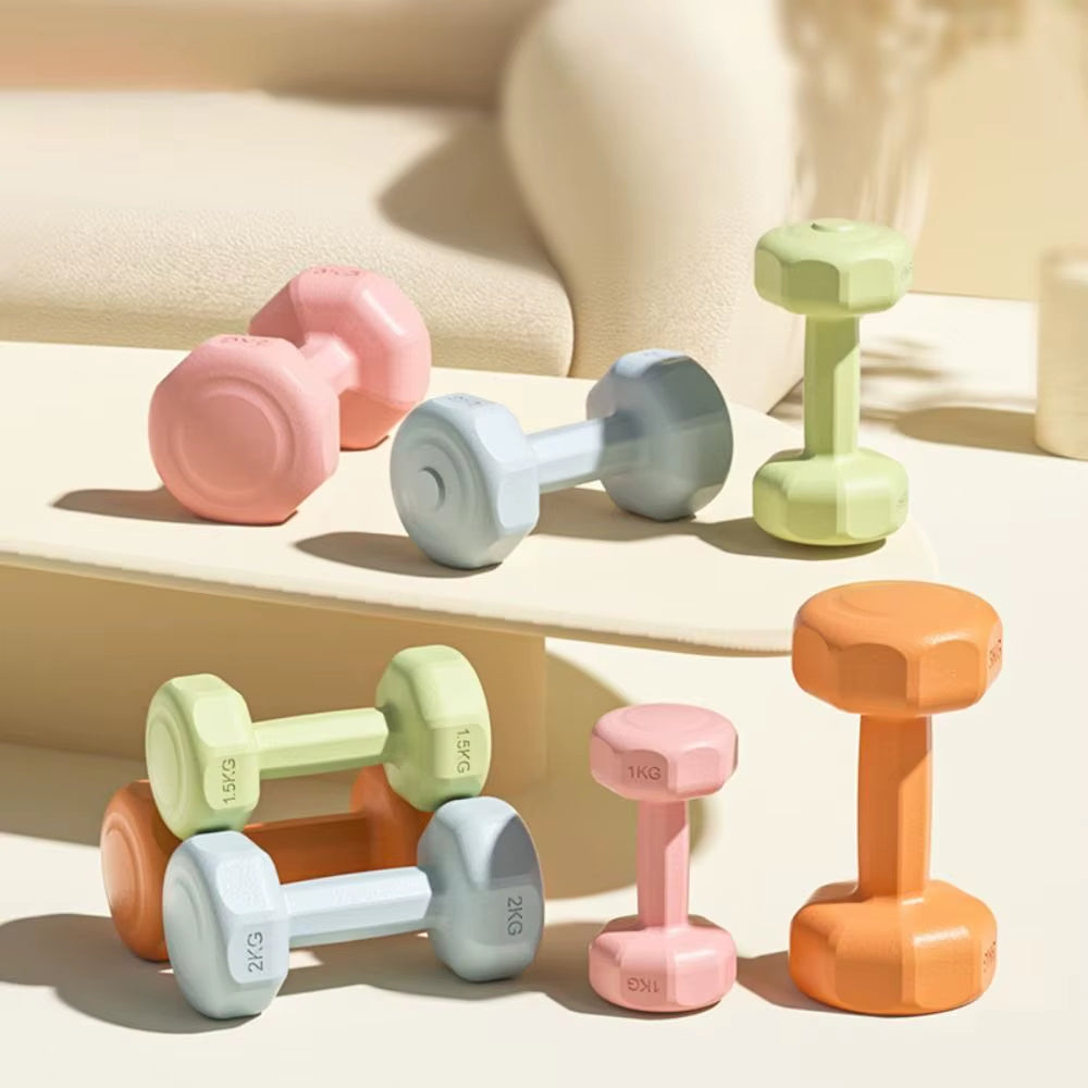 New 1Kg Dumbbell Women'S Fitness Home Equipment Kettlebell Children Primary School Men'S Arm Muscle Yoga Small Dumbbell Set