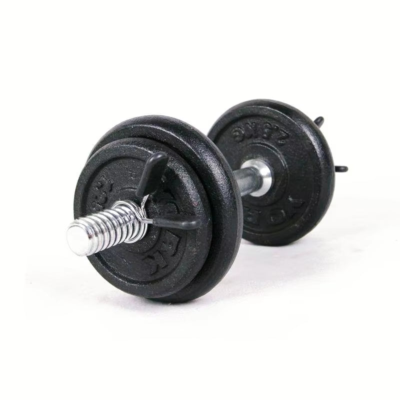 2Pcs/Lot 25/28/30Mm Barbell Clamp Spring Collar Clip Gym Dumbbell Lock Standard Weight Lifting Kit Fitness Body Building Workout