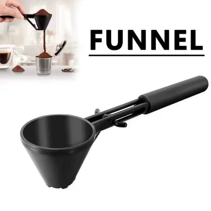 Kitchen Accessories Coffee Scoop Funnel for Flling Reusable K-Cup Coffee Pot Coffee Spoon Sliding Design Measuring Spoon