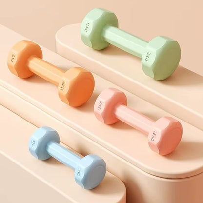 New 1Kg Dumbbell Women'S Fitness Home Equipment Kettlebell Children Primary School Men'S Arm Muscle Yoga Small Dumbbell Set