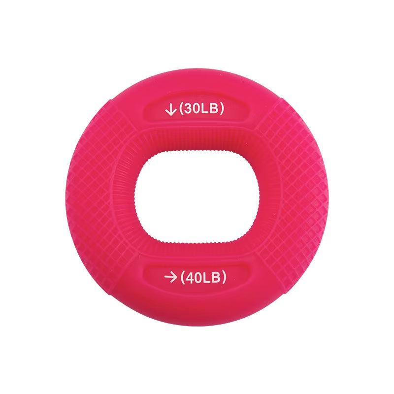 Silicone Hand Grip Strength Enhancer, Grip Ring Finger Trainer, Wrist Expander, Muscle Finger Stretcher, Relieves Wrist Pain