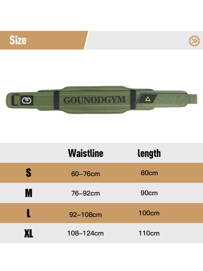 GOUNOD Fitness EVA Belt Deadlift Squat Weightlifting Training Corset High-Intensity Exercise Training Waist Guard